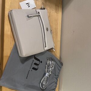 Jessica Moore Classic Cream Shoulder Bag